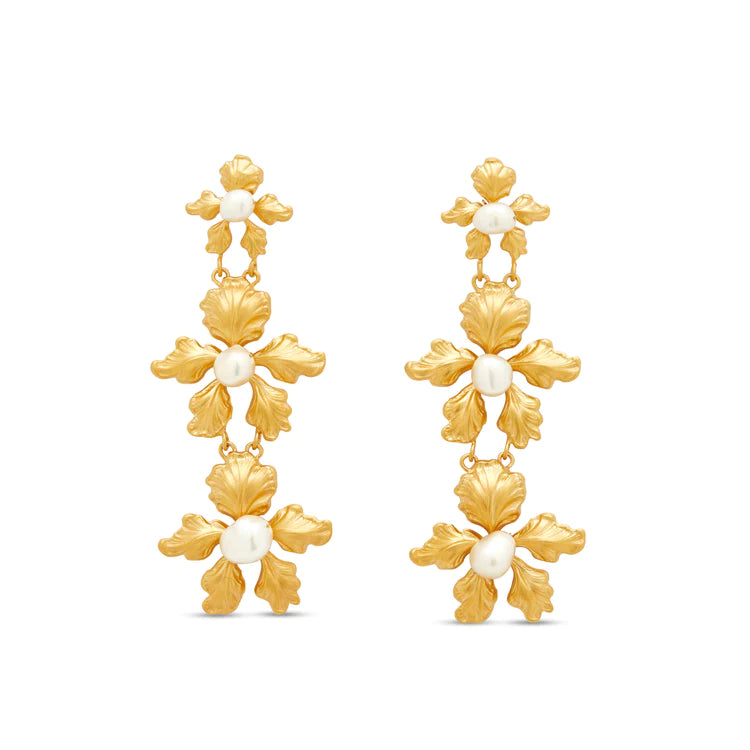 Orchid Road Pearl Earrings | Stephanie Browne