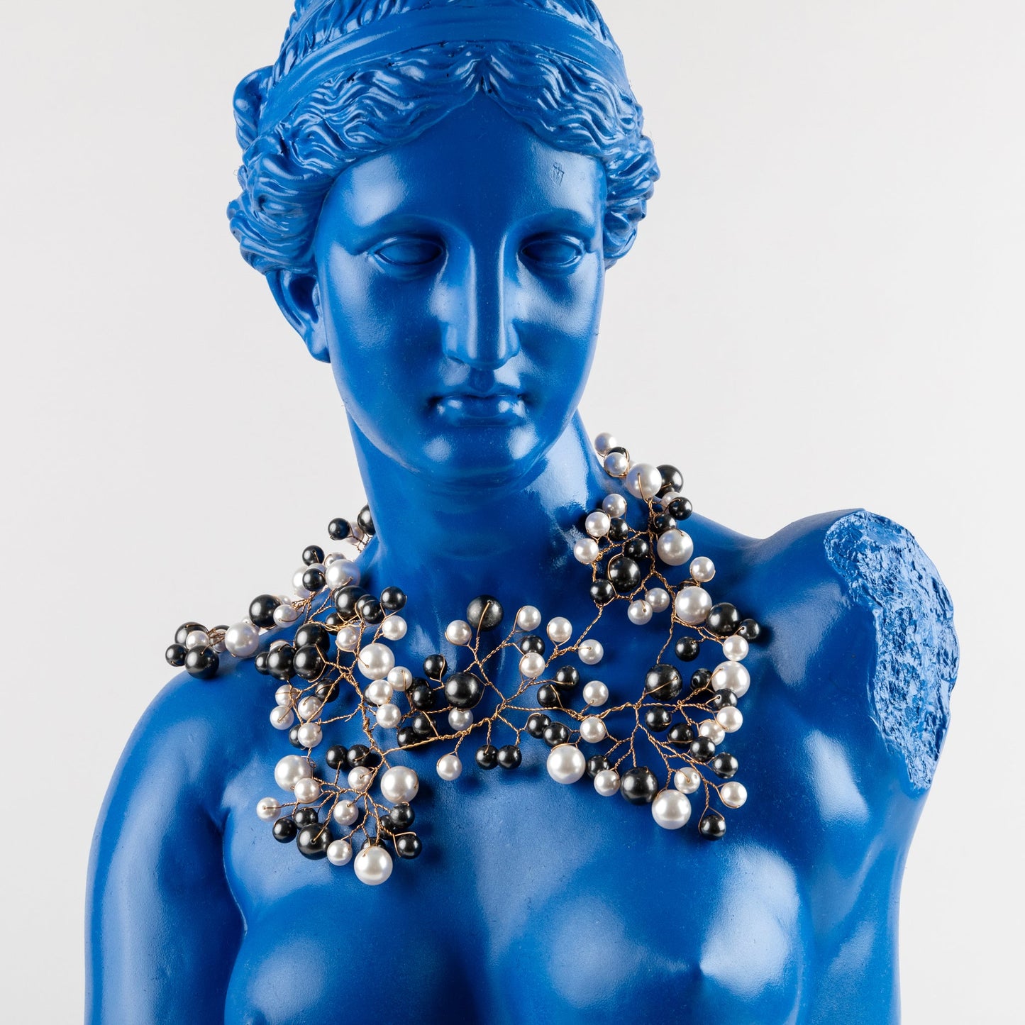 Abstract Open Weave Necklace