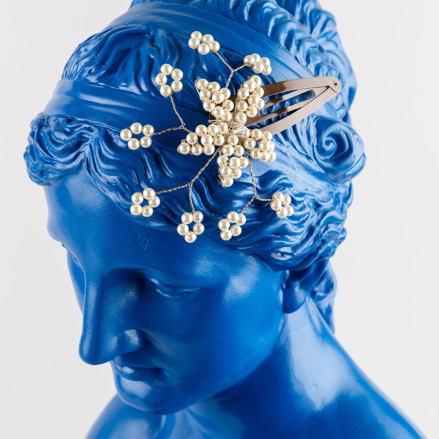 Pearl Flower Clip