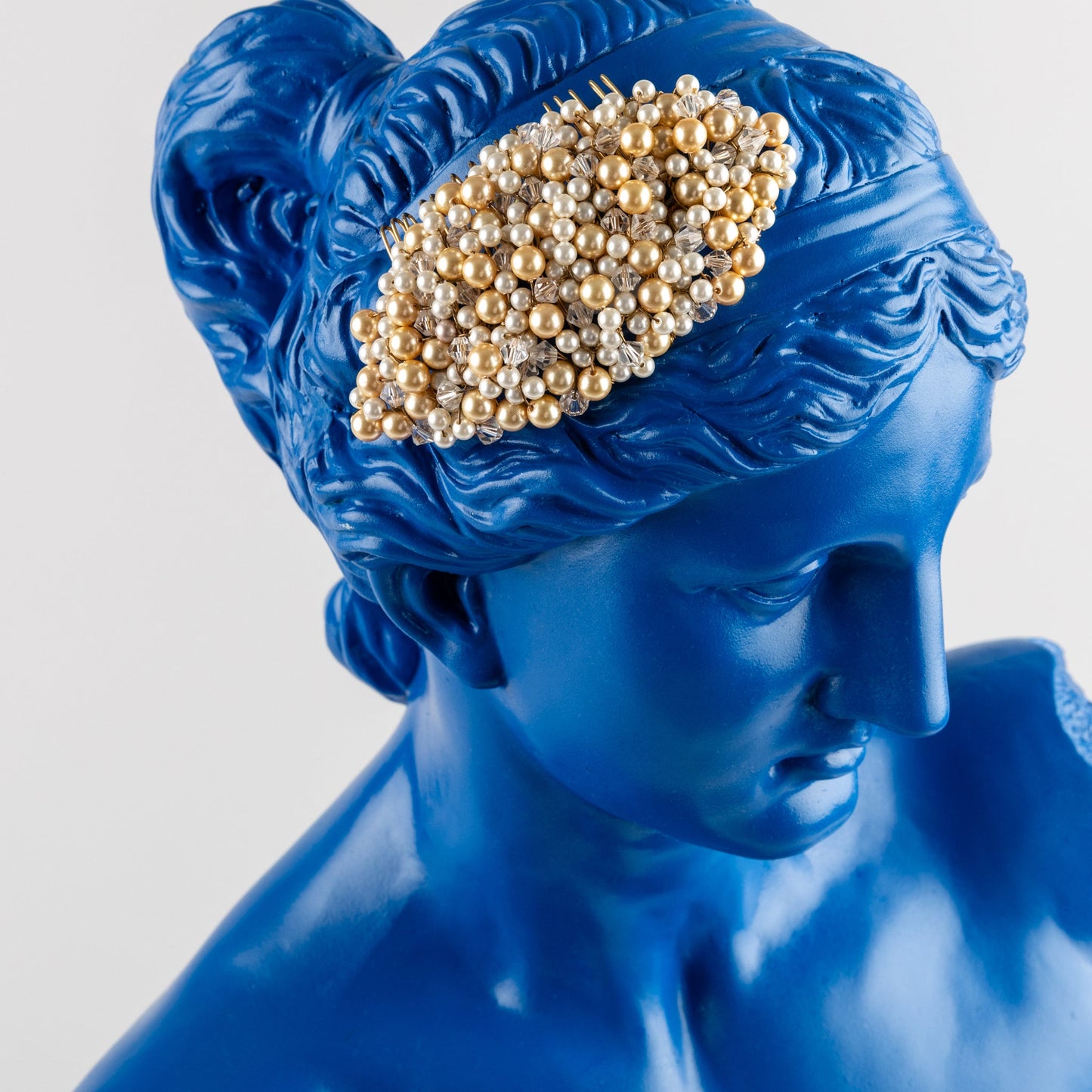 Pearl Cluster Hair Comb