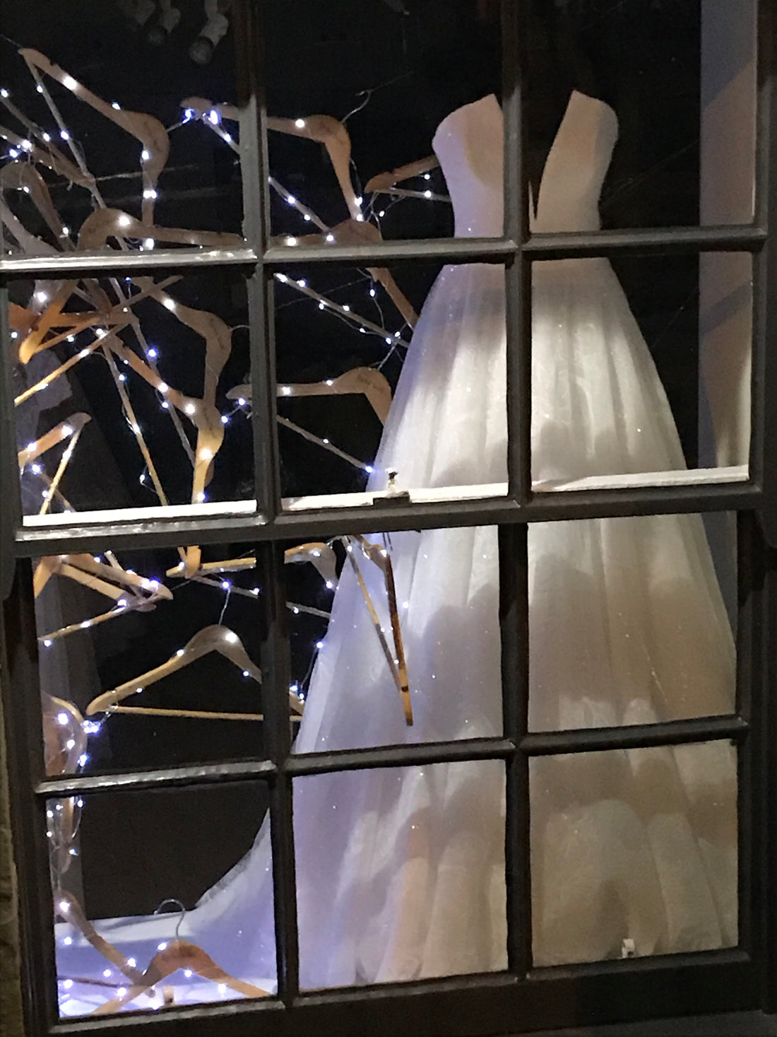 Festive window display