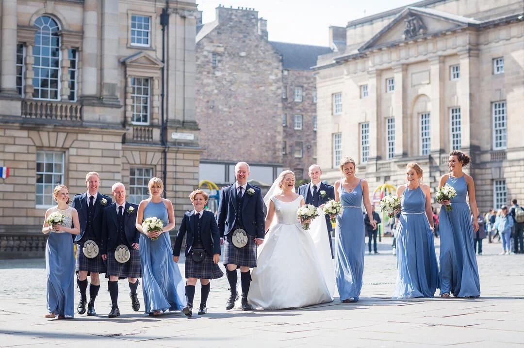 Edinburgh making the most perfect backdrop for our bride!