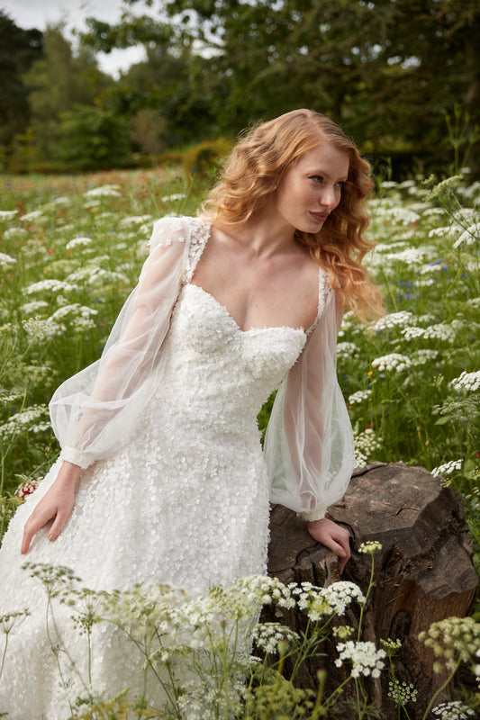 Sassi Holford 'Felicity' dress & shrugette. Now £3900!