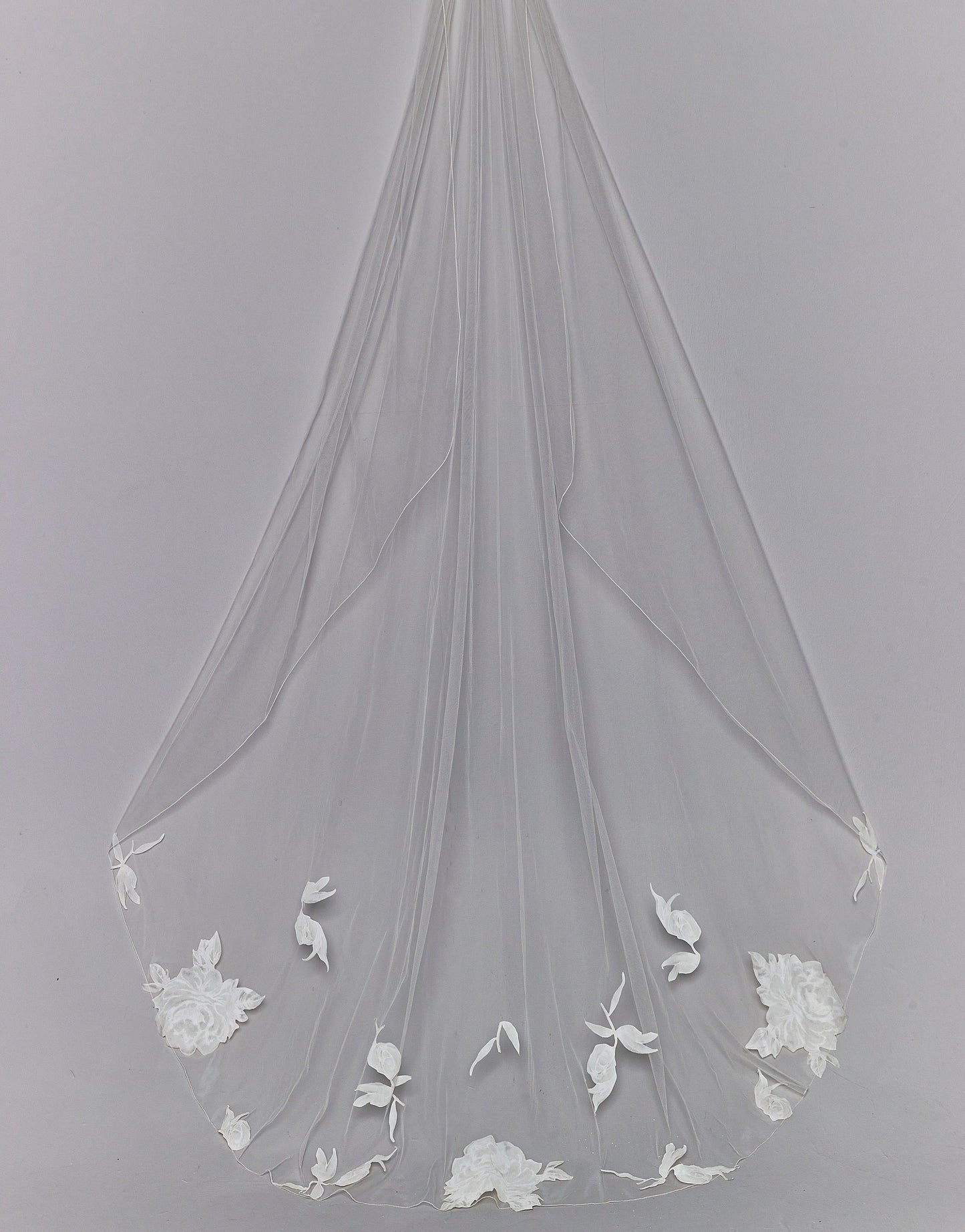 Silk Organza Abstract Veil