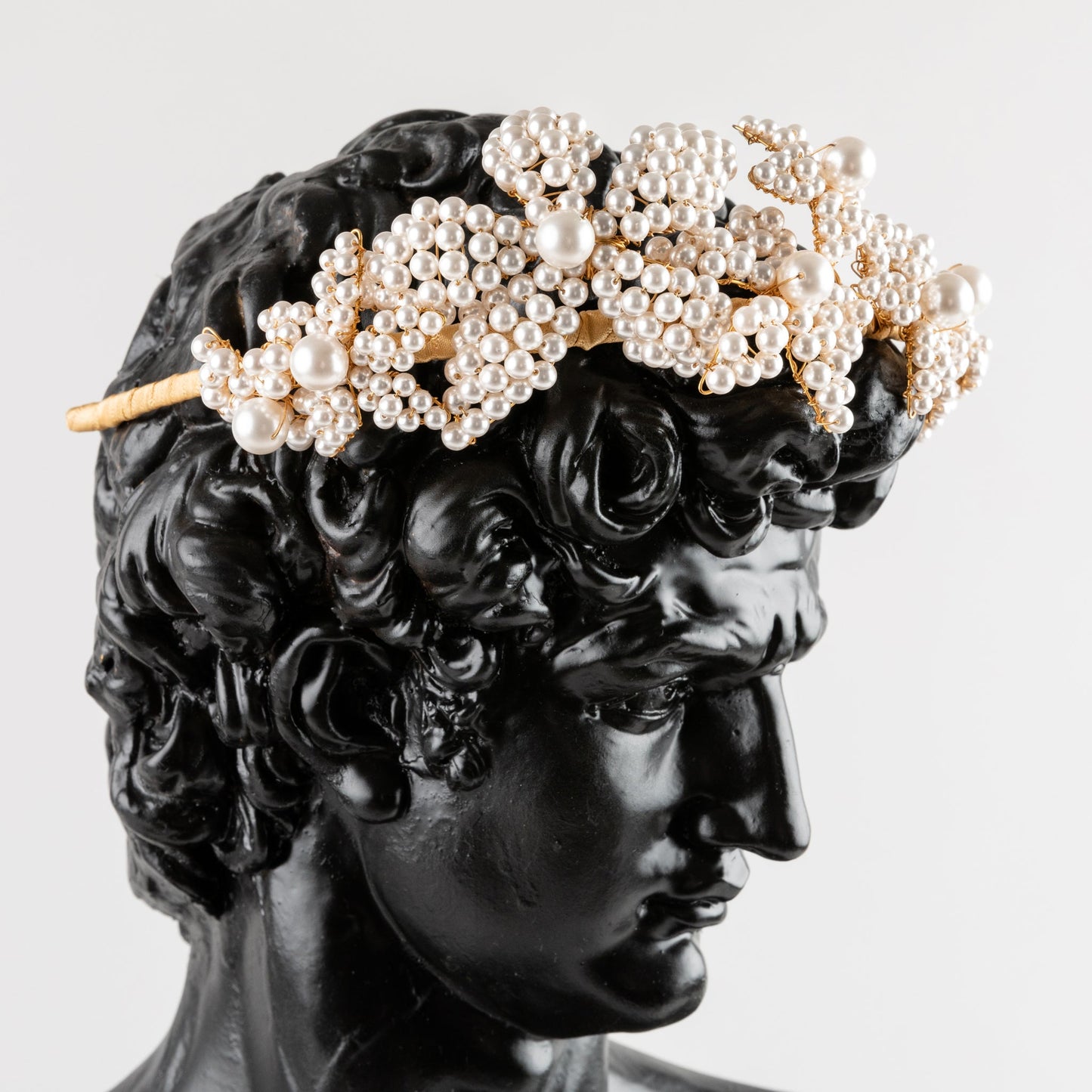 Pearl Flower Hair Band